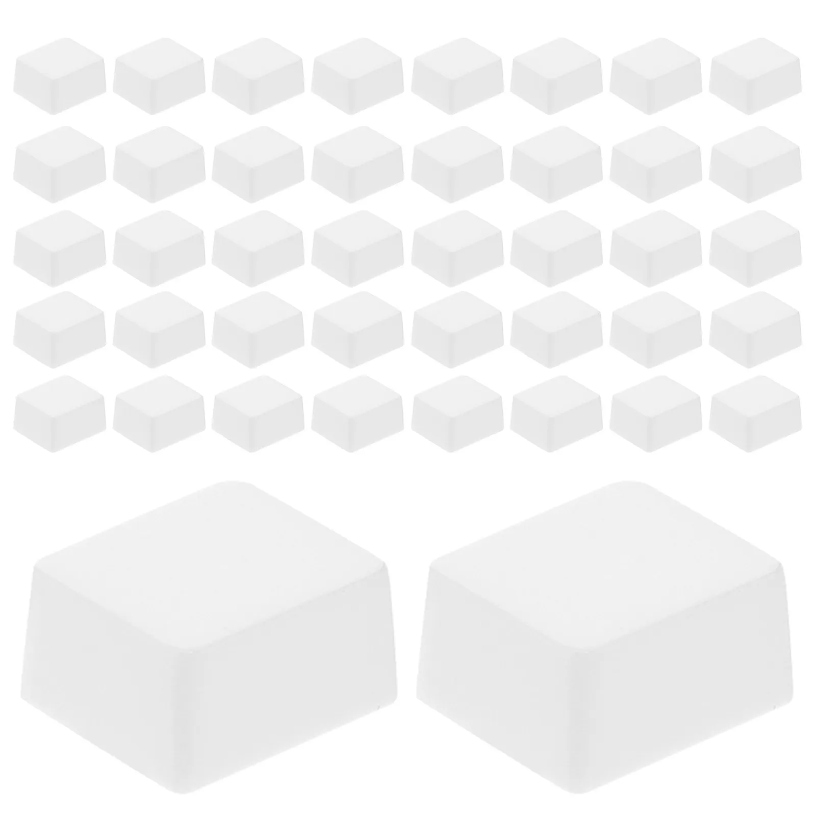 50Pcs 수채화 물감 팬 플라스틱 빈 하프 팬 재사용 가능한 휴대용 크기 스케치 수채화 팔레트 아티스트용