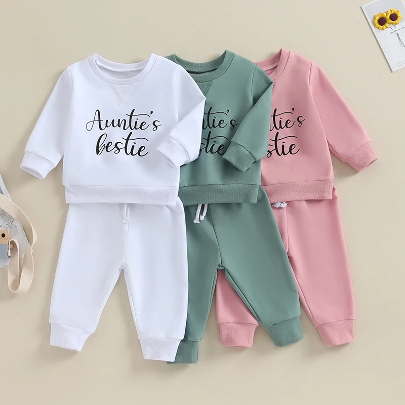

Autumn Spring Baby Girl Clothes Newborn Infant Clothing Fall Tracksuit Outfits Long Sleeve Children Casual Sweatshirt Pants Set