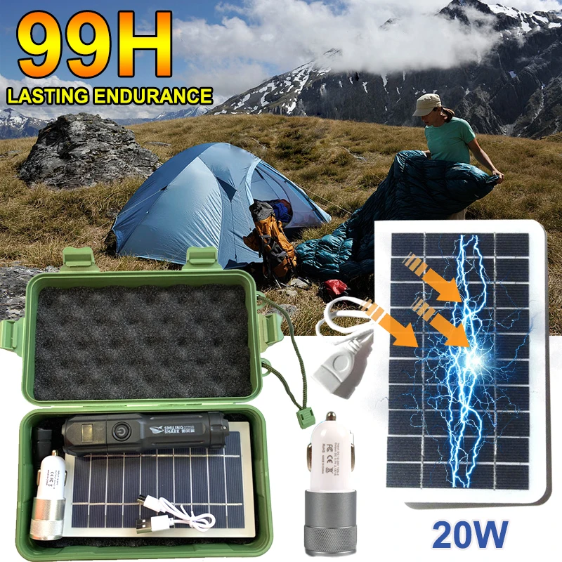Highpower Solar Power Charger Usb Rechargeable Zoom Highlight Tactical