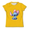 Baby Cotton T Shirts Kids Girls Clothes T-shirt Cute Stitch T-shirts Cartoon Children's Clothing Baby T-shirt Child Girl Tops 6