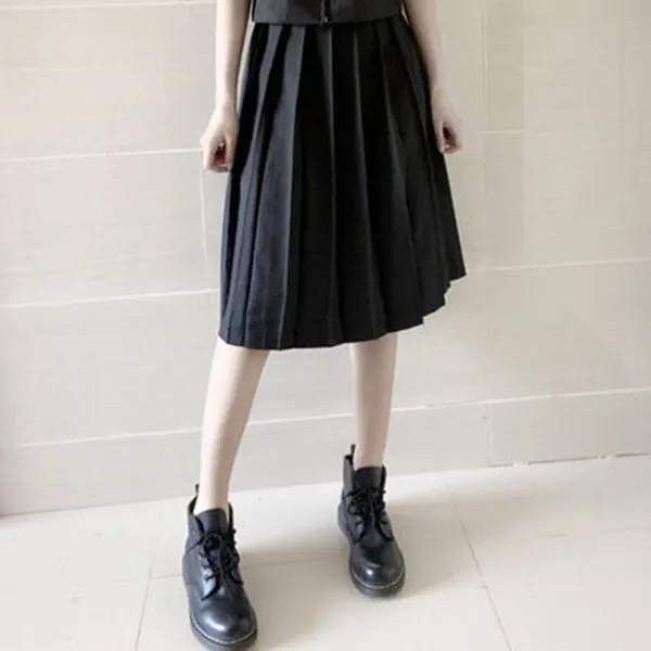 Japanese School Girl Uniform Plus Size JK Navy Sailor Costume Sets for Women Girls