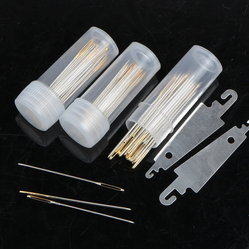 Description Picture 3 of item12/30pcs Sewing Needles Set Size 22 24 26 Numbers Cross Stitch Embroidery Needle for DIY Sewing Household Craft Needlework Tool