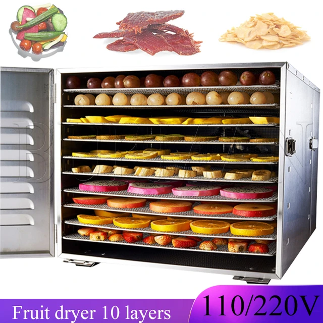 Fruit Dryer Food Dehydrator Meat and Seafood 12-layer Food Processing  Machine Commercial Household Vegetables Kitchen Appliances - AliExpress