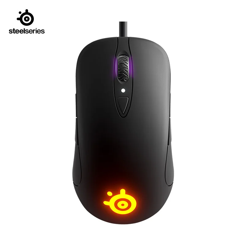 SteelSeries Sensei Ten Cable games Esports mouse Tilt tracking symmetrical design RGB light effect UZI recommended 92G black best office mouse Mice