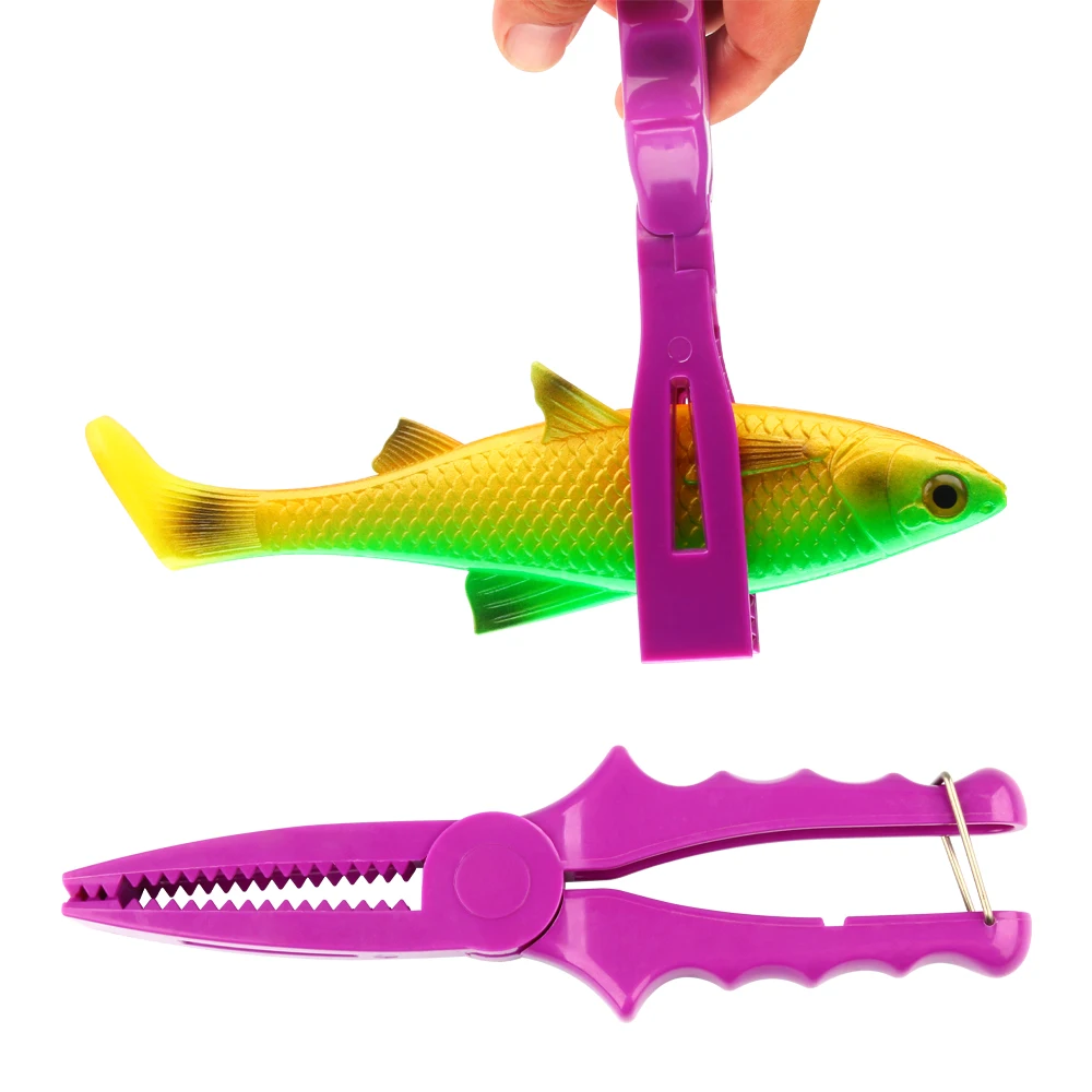 Grip Tackle, Fish Gripper ABS Grip Fishing Tool Antislip Handle Fishing  Pliers with Rings Fish Grabber Fish Gripper Floating Fish Lip Trigger