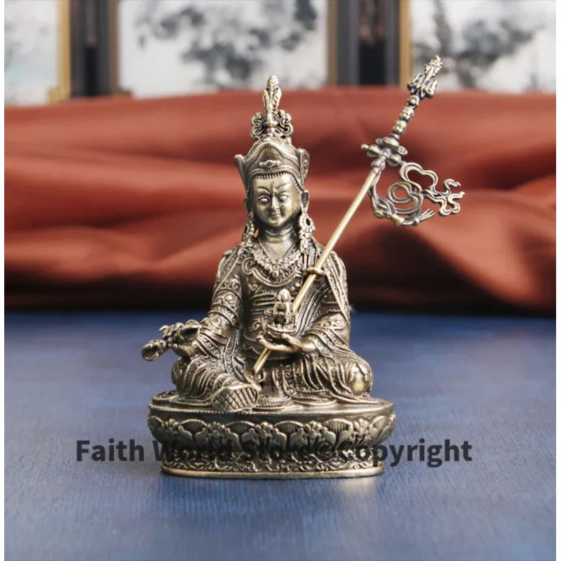Wholesale Buddha statue temple Pocket buddha Padmasambhava Guru Rinpoche protective talisman Bless health safety good luck 2