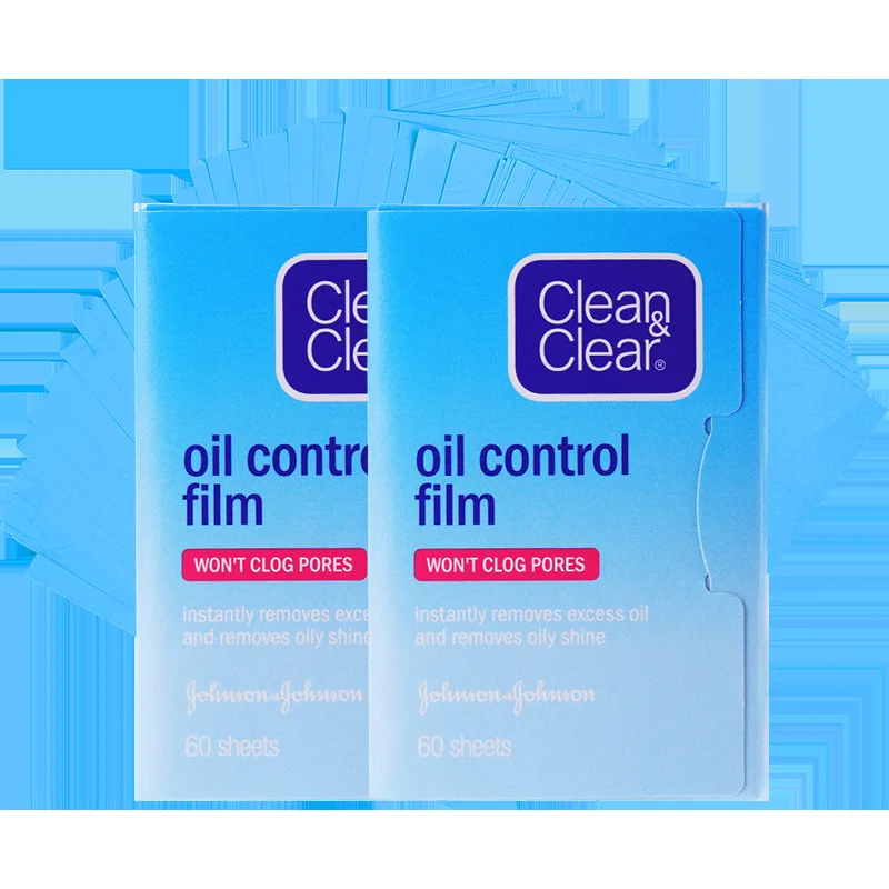 

Oil-Absorbing Sheets Blue Tape 60 Pieces Facial Female Oil Removal Oil Obsorbing Sheet Cleansing Pores Summer
