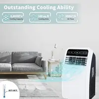 Portable Air Conditioner, AC Unit with Built-in Cool, Dehumidifier & Fan Modes for Room up 2