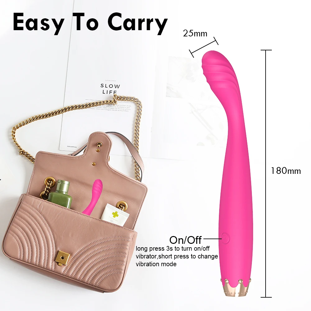 Vibratore Punto G per Principianti per Donne Orgasmo a Forma di Dito Potenti Vibrazioni Stimolatore del Clitoride del Capezzolo Giocattoli del Sesso_voghion.com