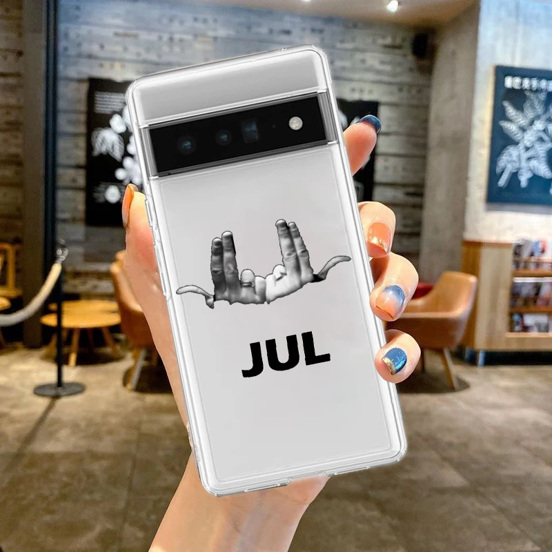 JuL Rapper Shockproof Silicone Phone Case - Soft Clear Protective Cover