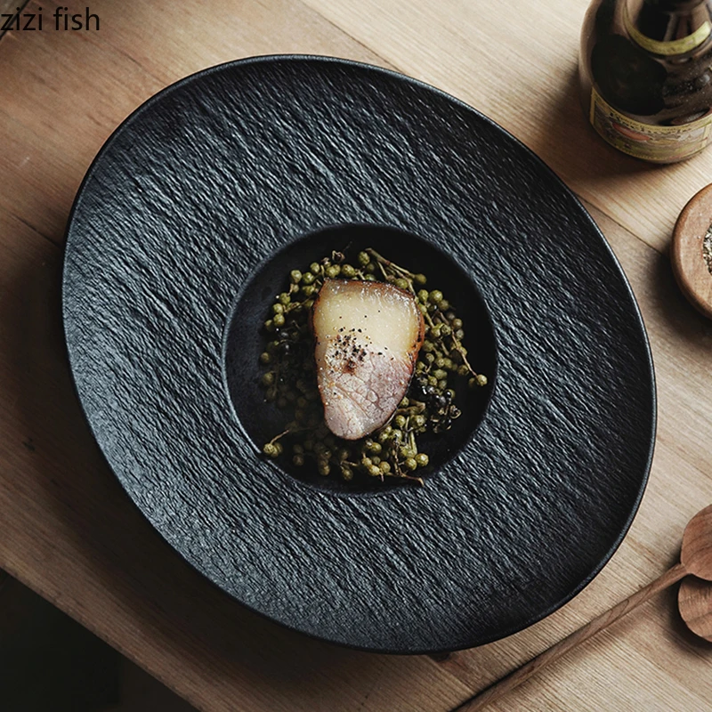 Oval Ceramic Fruit Salad Bowl Sashimi Sushi Plate Soup Bowl Home Kitchen Solid Color Cutlery Snack Bread Dessert Dish Soup Basin