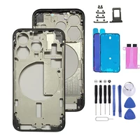 Back Housing for iPhone 15 Pro Max Complete Middle Frame Chassis Replacement with SIM Tray,Side Buttons,Stickers & Repair Tools 2