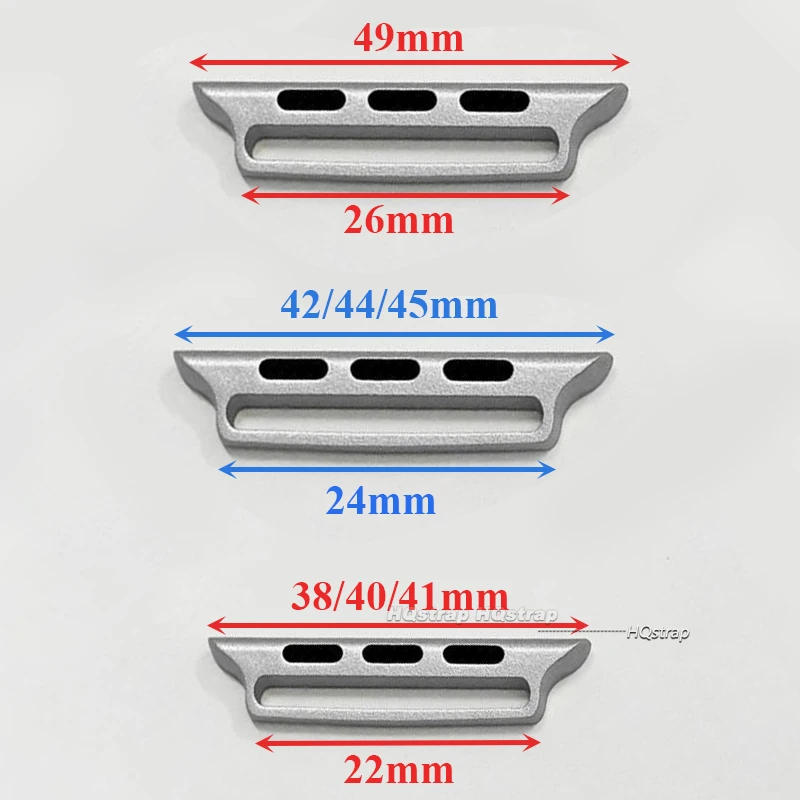 Premium Watchband Connector Adapter for Apple Watch Ultra - Set of 2