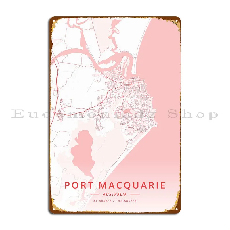 Port Macquarie Australia Metal Sign Home Design Cinema Personalizzato Garage Tin Sign Poster