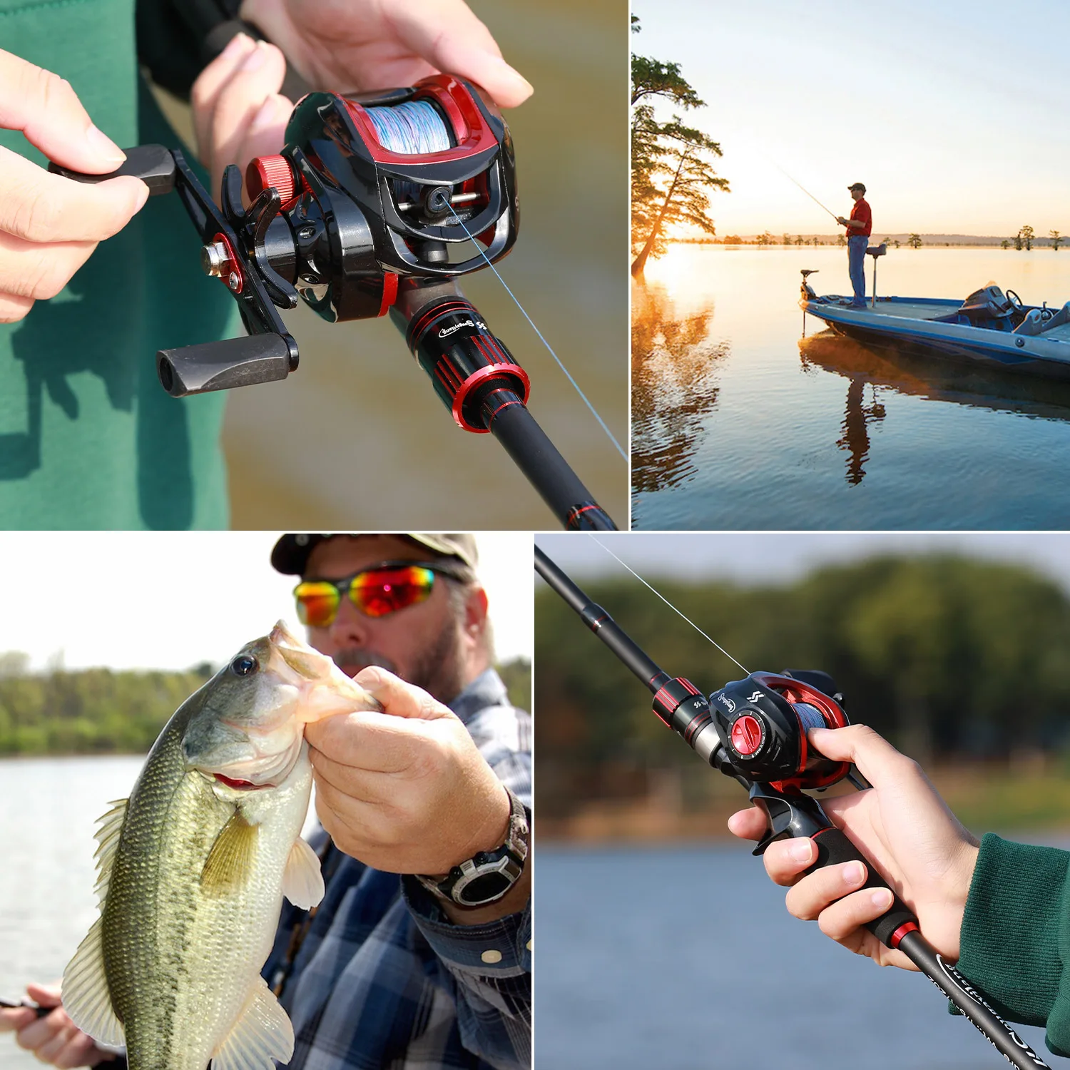 custom fishing lure tape HT20 Water Ripple rlp Model:AMBC3-6500-HS (6.3:1 Gear Ratio - Right Hand) making it a practical Vintage Fred Arbogast Jitterbug