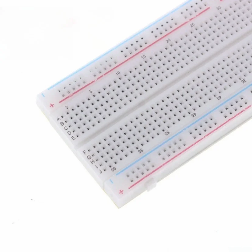 5pcs MB102 브레드보드 830 포인트 솔더리스 프로토타입 PCB 보드 165x55mm DIY 회로 테스트 보드