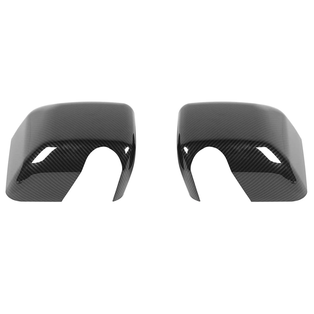 

Side Mirrors Cover ABS Rear View Mirrors Trim Interior Accessories for Jeep Wrangler JK 2007-2017 ,Carbon