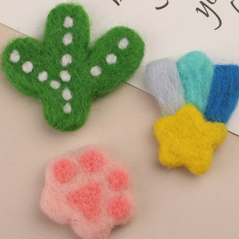 Wool Felting Kit Needle Felt Kit LMDZ Needle Felting Starter Kit Wool Felt Mold Needle Felting With Handle for DIY Craft Stencil Applique Handicraft Shaping