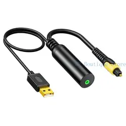 Enhanced Audio 3.5mm to SPDIF Converter with Optical Output
