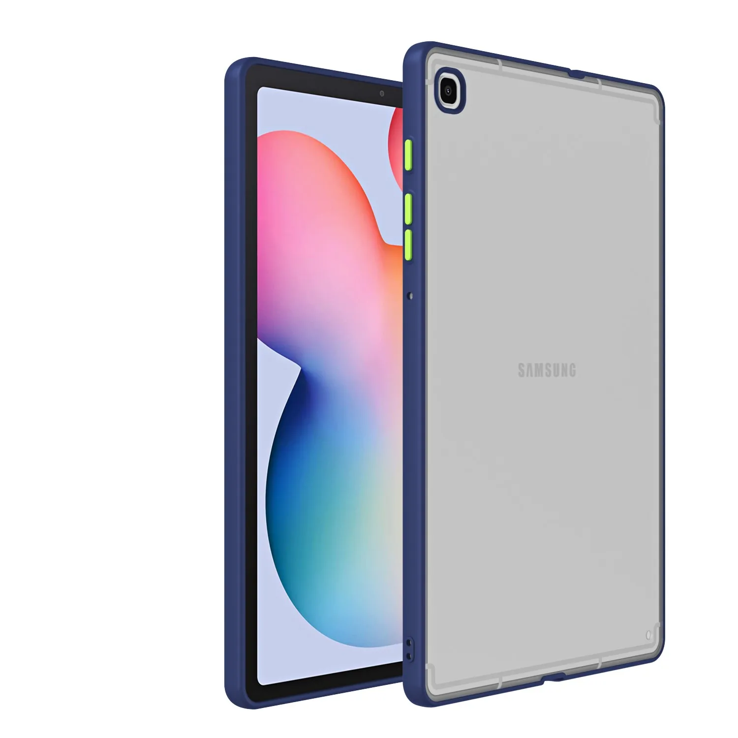 

Чехол для Samsung Galaxy Tab S9 Plus SM-X810 XM-X816B S9 SM-X710 Hard PC + Soft TPU Frosted Skin Anti Bending Funda