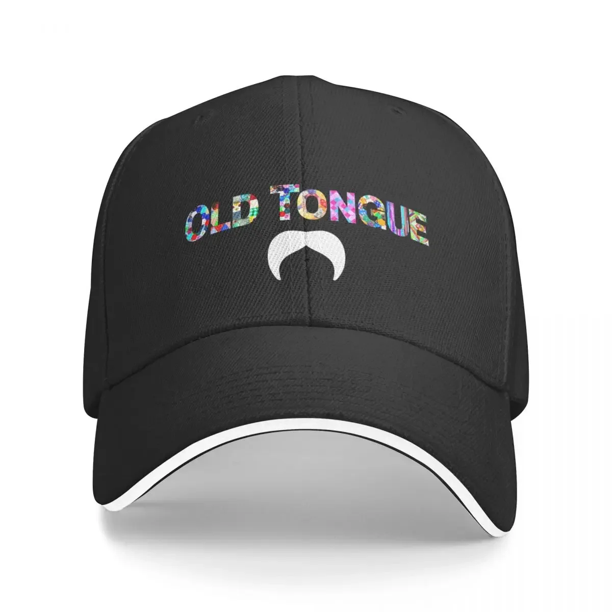 

Old Tongue (for Dark Background) Baseball Cap Beach Bag hiking hat Women's Beach Men's