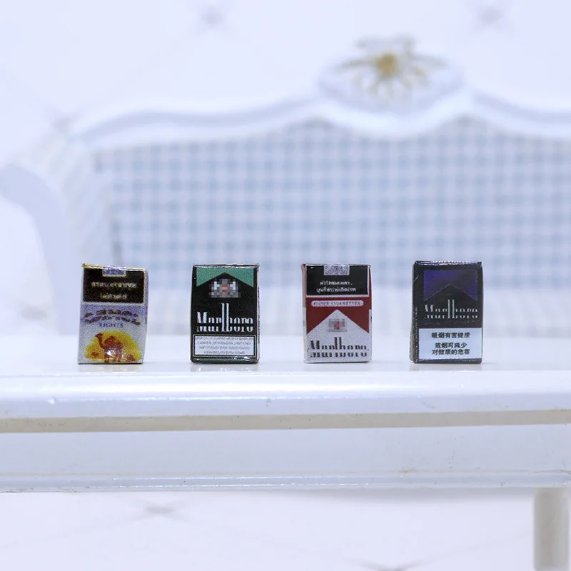 

Miniature Items Cigarette Case Mini Cigar Case Dollhouse Photography Props Home Decoration Doll House Accessories BJD Doll Toys