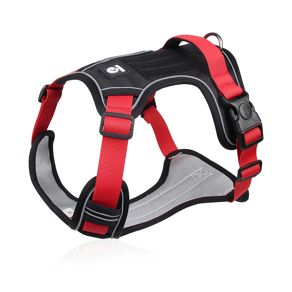 Dog Harness Reflective Vest For Medium Large Dogs Nylon Adjustable Pet Collars Outdoor Walking Dogs Chest Strap Dog Supplies 