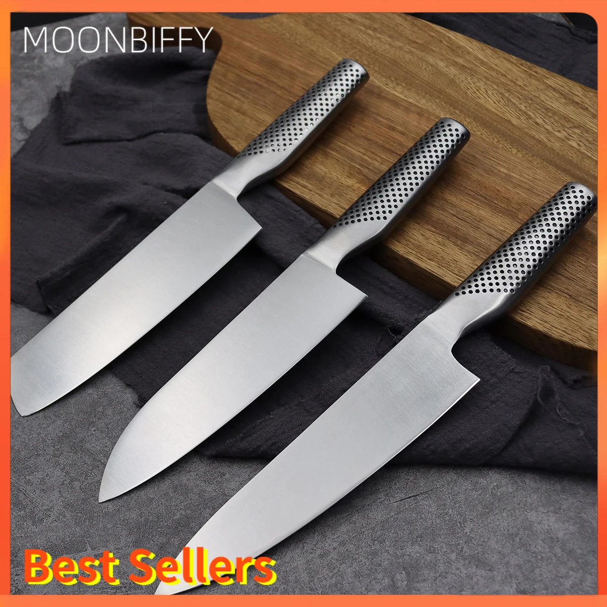 Stainless Steel Sushi Knife Slicing Knife Japanese Fish Fillet Chef
