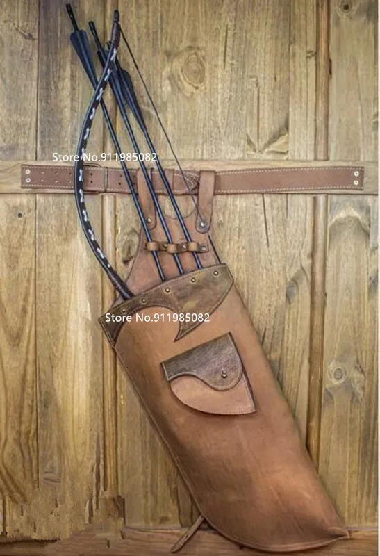 Carquois en cuir, modèle PDF, ranger hunter GN jeu de rôle médiéval à faire soi-même instructions - France
