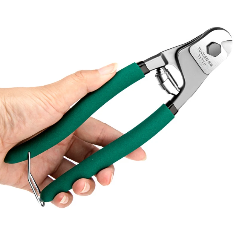 8-Zoll-Seilschere, Stahldrahtzange, Kabelschneider für 1 mm, 2 mm, 3 mm, 4 mm mehradriges Kabel