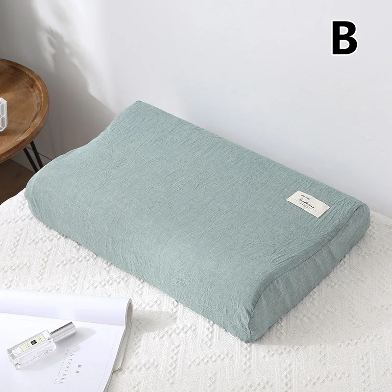 1PC Pillow Case Contour Memory Foam Rebound Latex Pillowcase Cotton Pillow Cover Zippered cushion cover satin pillowcase