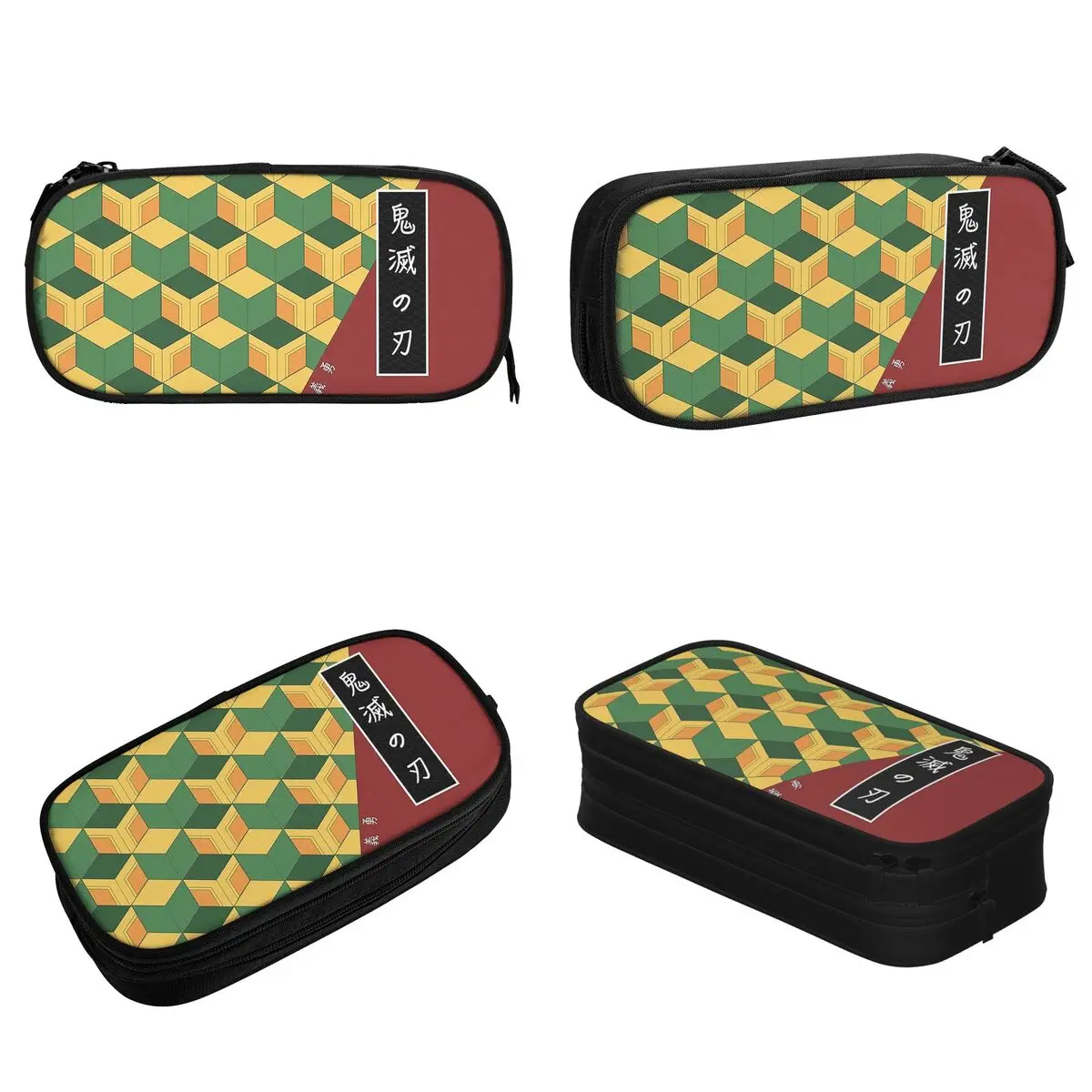 Classic Giyu Tomioka Pencil Cases Demon Slayer Pencilcases Pen for Student Large Storage Bag School Supplies Zipper Stationery
