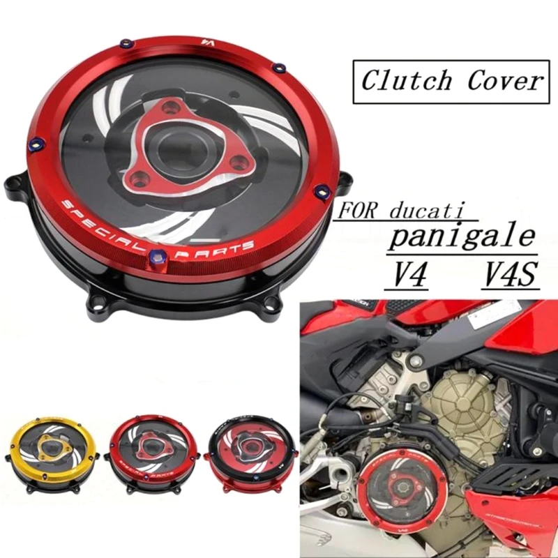 

Motorcycles Engine Clutch Guard Water Pump Cover Ignition Protector For Panigale Decorative Engine Cluth Cover