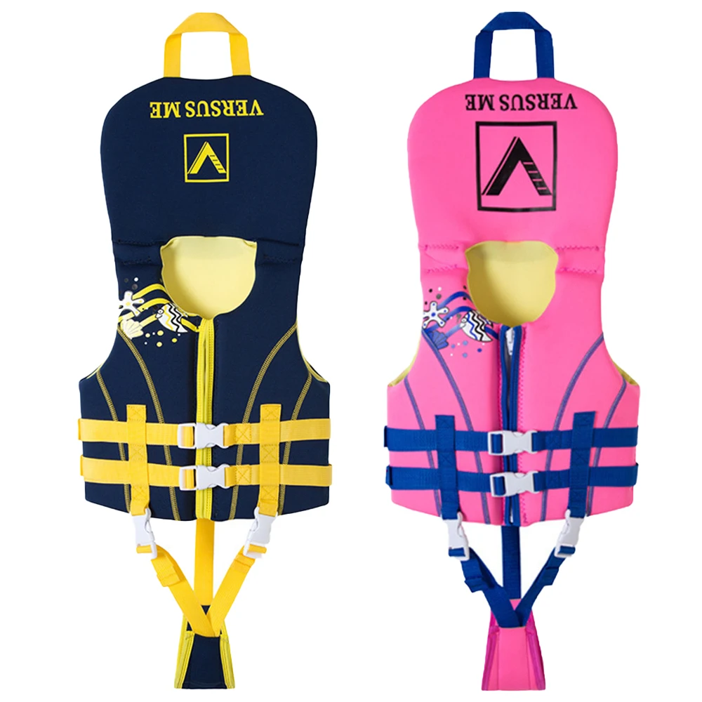 

New Children's Baby Buoyancy Vest Cartoon Swimming Beginner Safety Vest Children's Floating Neck Protection Design Lifejacket