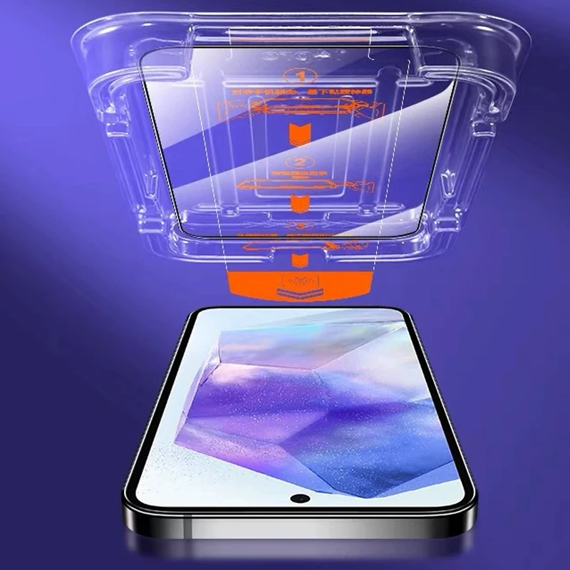 3-Pack Dust-Free Oleophobic Coated Tempered Glass Screen Protectors
