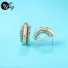 UNY Earring Antique Jewelry Earrings Designer Inspired David Women Earring Brand French Clip CZ Cable Wire Vintage Earrings Gift 3