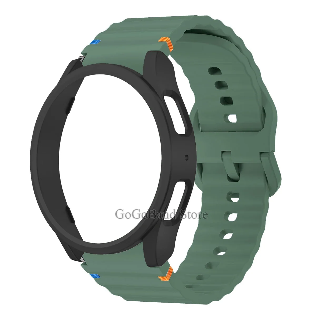 Premium Silicone Sport Band with Protective Case