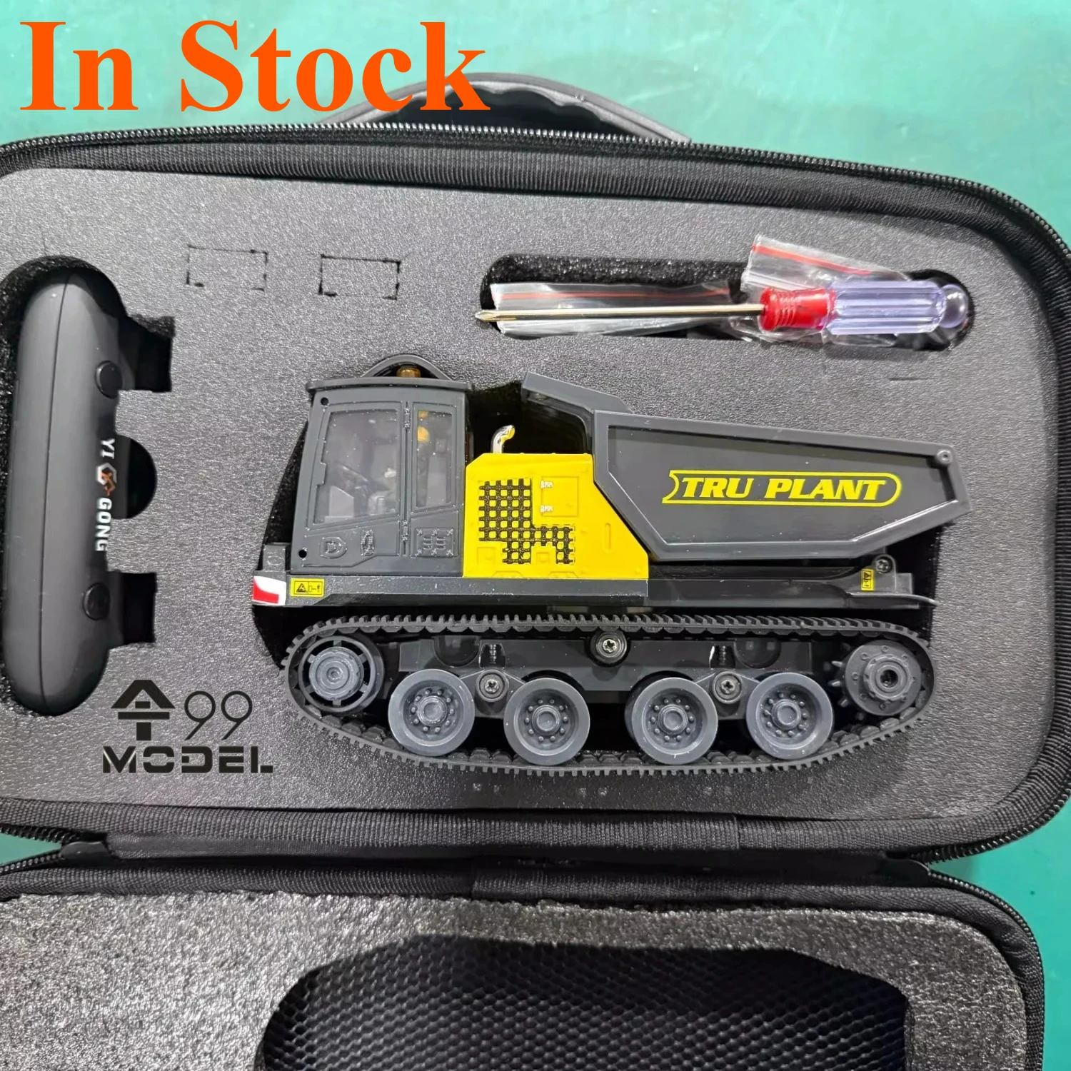 Camion benne RC T14R 1/50 YIGONG - Jouet télécommandé avec lumière et son