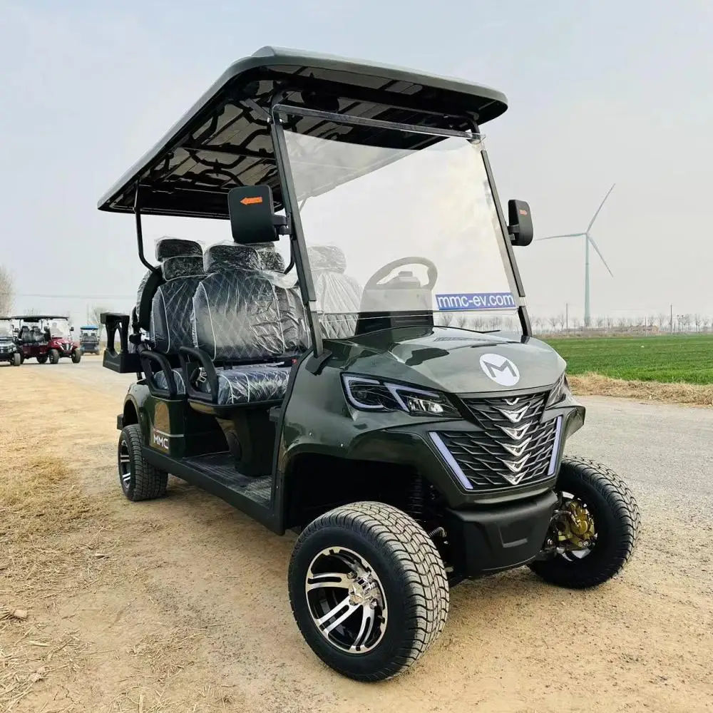 리튬 배터리 골프 카트 성인용 스쿠터, 전기 골프 카트, 4 인승 리프트, 60V, 72V, 48V, 4000W, 6 인승