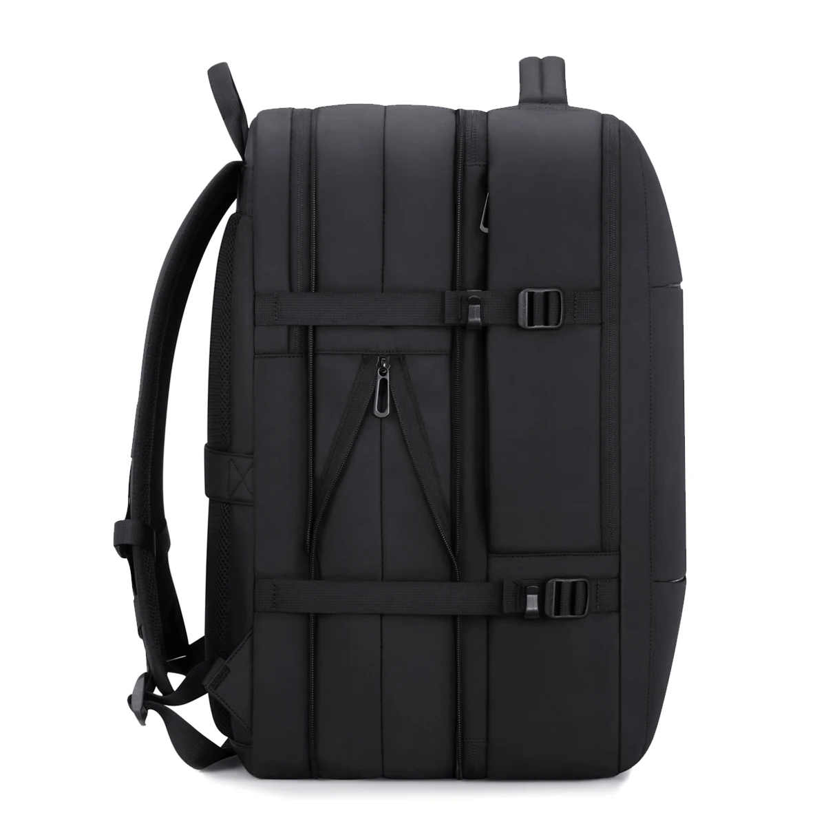 Zaino quadrato espandibile, zaino da uomo, borsa per computer da