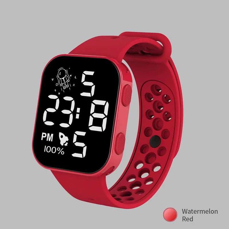 2022 Fashion LED Digital Watches Men Female Clock HD Square Dial Electronic Wrist watch For Women Kids Watches Relogio Feminino 