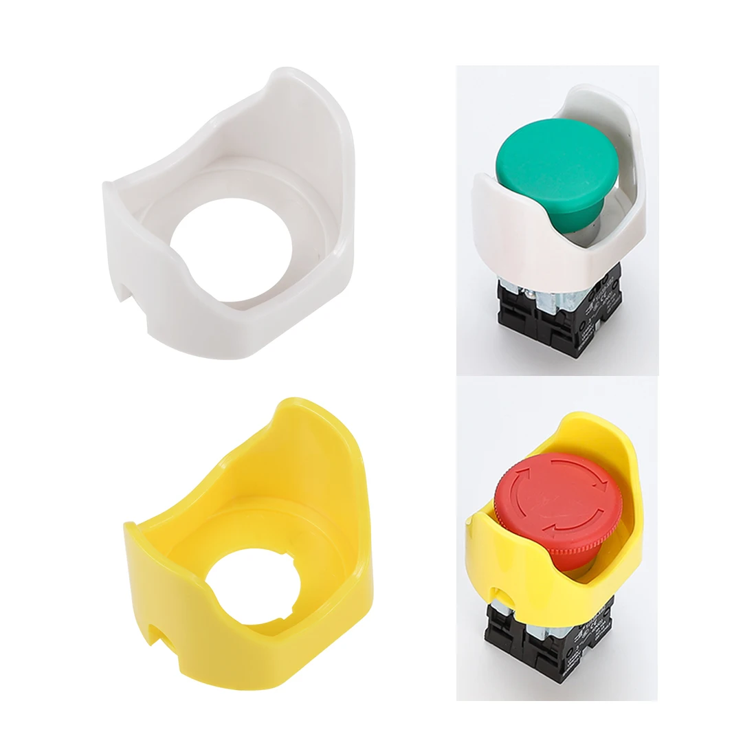 HOMSFOU Interruttore Di Arresto Di Emergenza Il Pulsante Protettivo Del - Foto 6