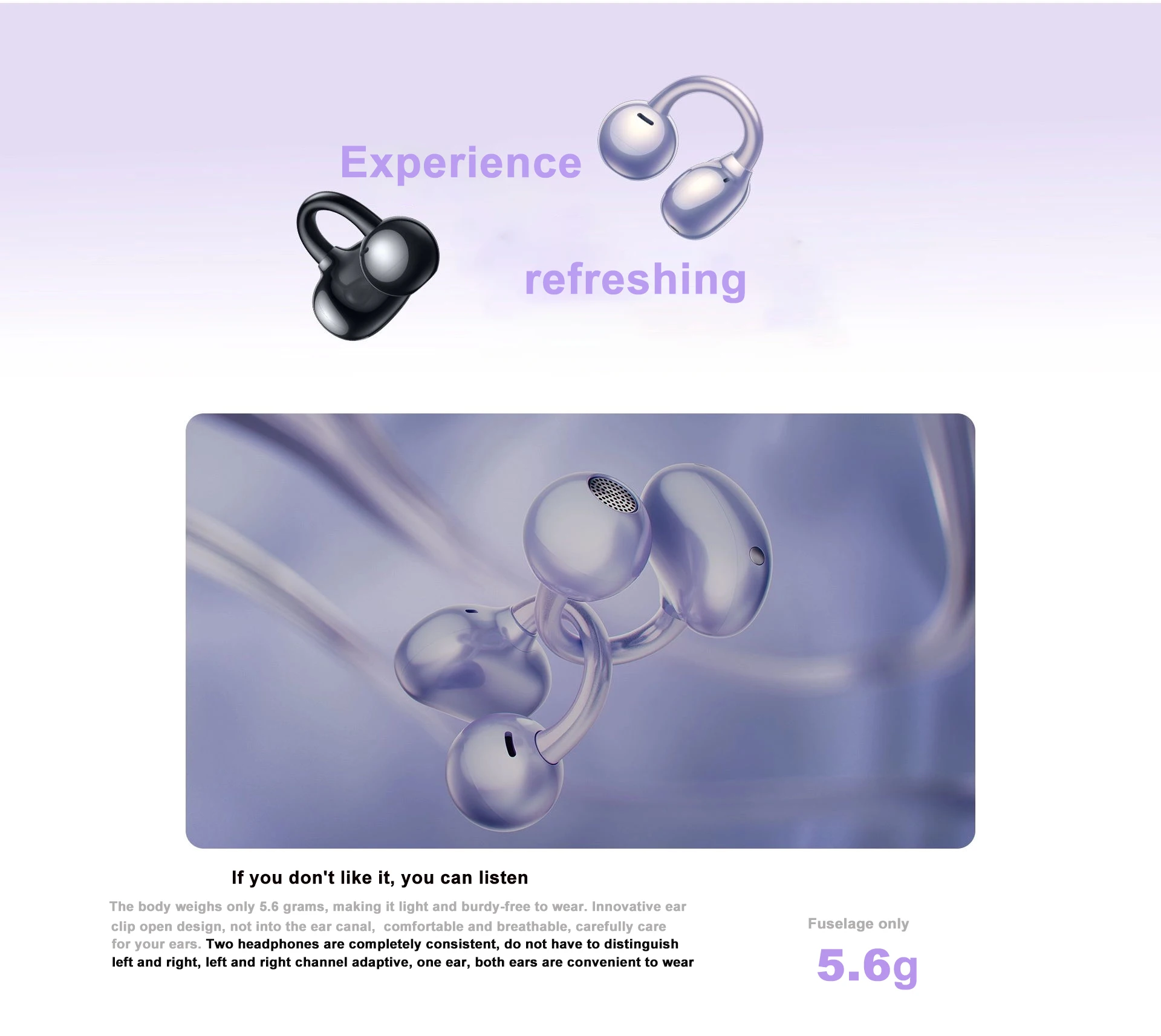HUAWEI FreeClip Wireless Earbuds description image 7