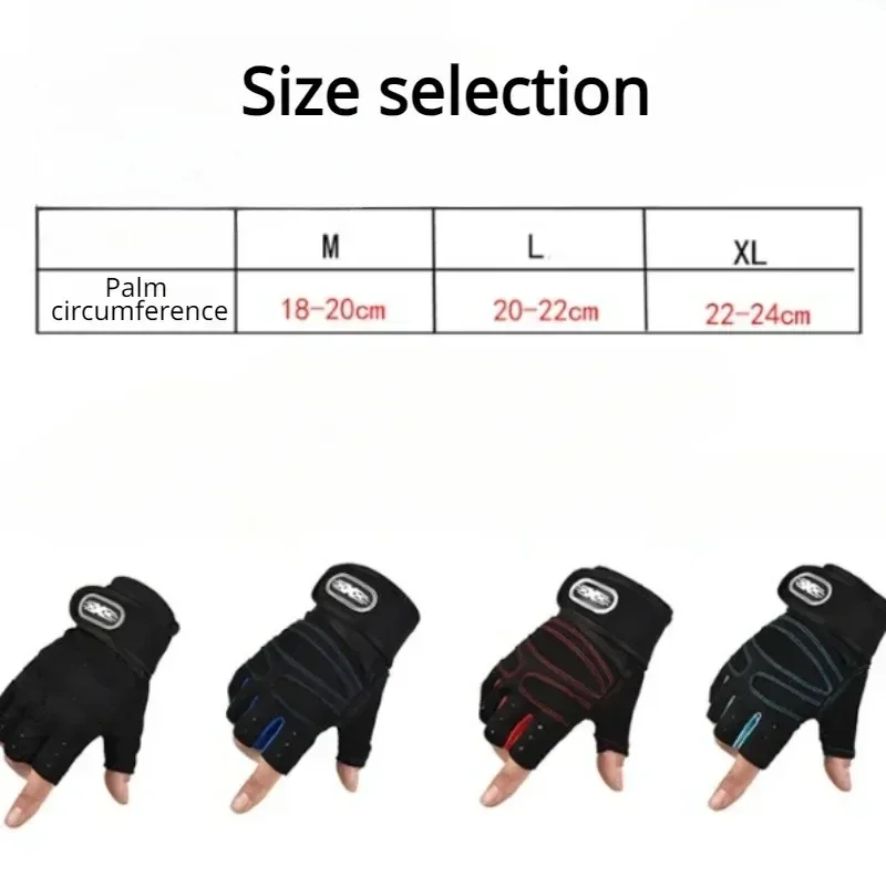 Gym Gloves for Men Women Fitness Weight Lifting Wristband Gloves Body Building Training Sports Exercise Cycling Glove Shockproof cycling gloves gym gloves