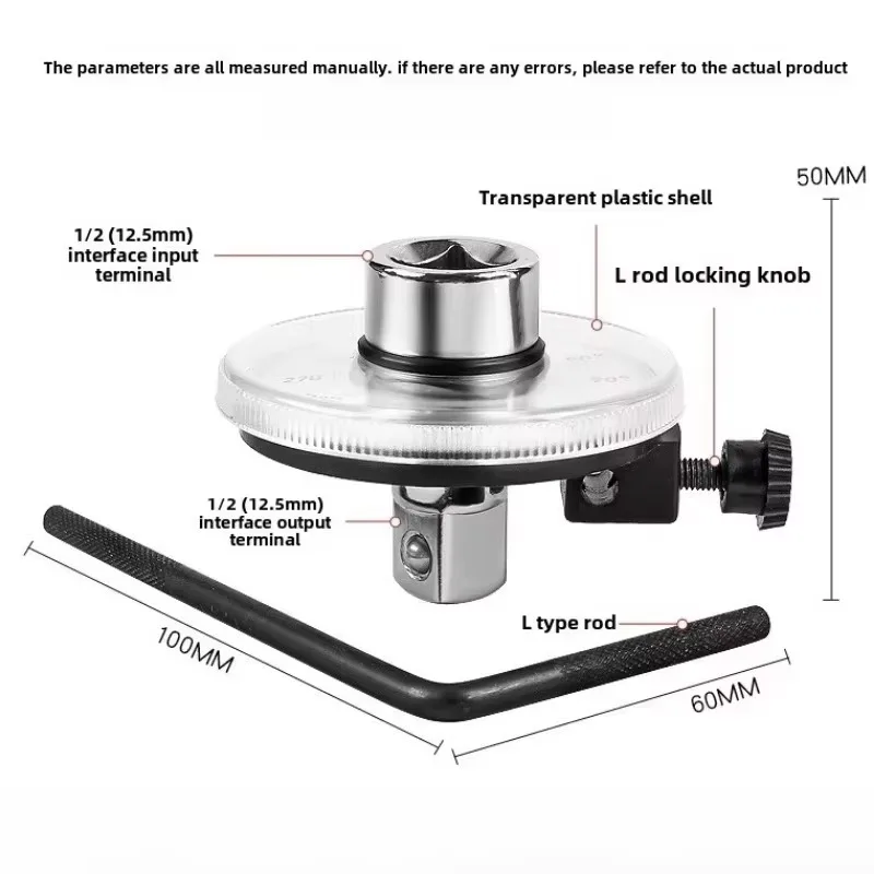 Precision Torque Wrench Gauge 360 Degree Measurement Tool Professional Torque Angle Meter for Car Maintenance Mechanics 5