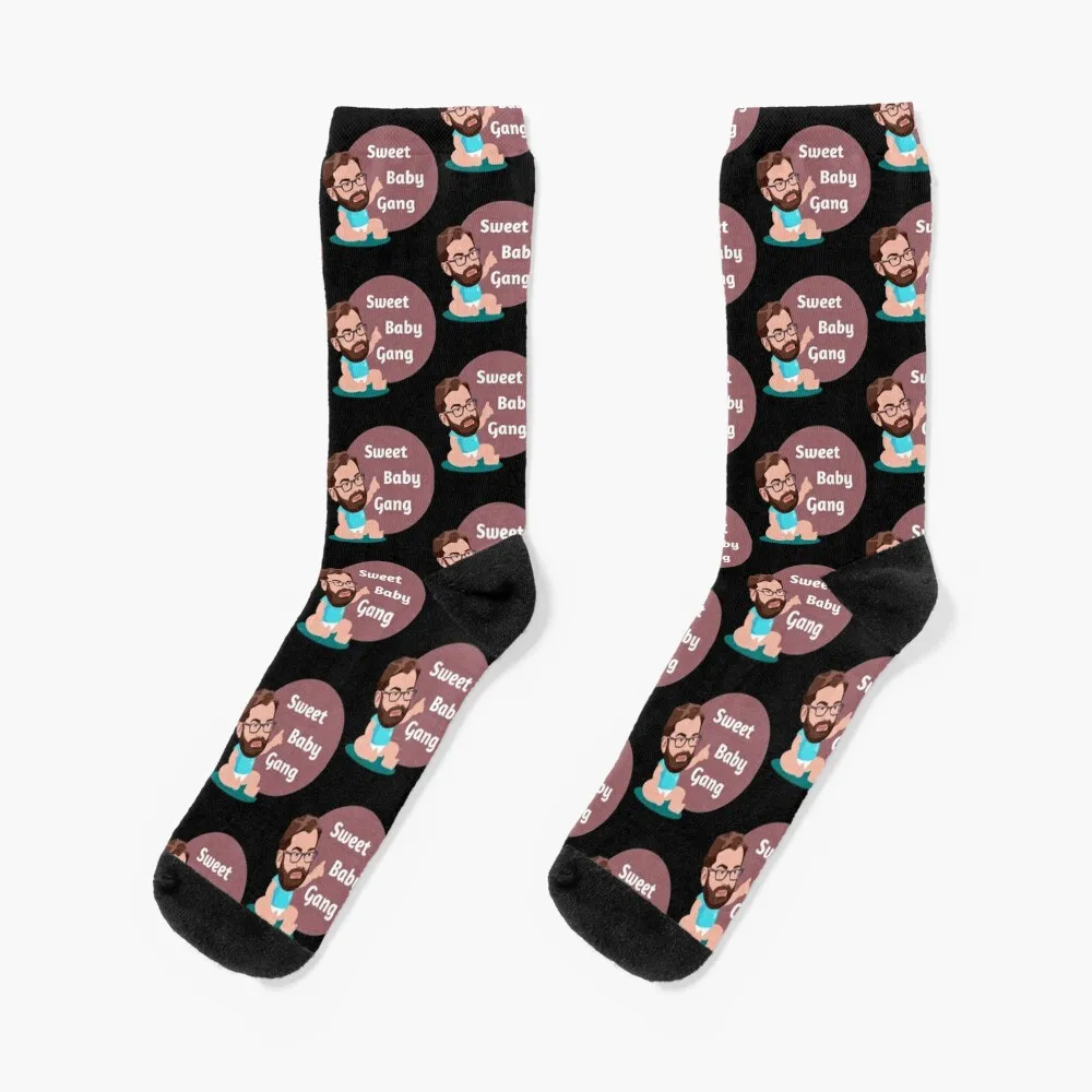 Sweet Baby Gang Socks anime socks warm socks Socks Men Women's gang font featuring interloper 1 cd