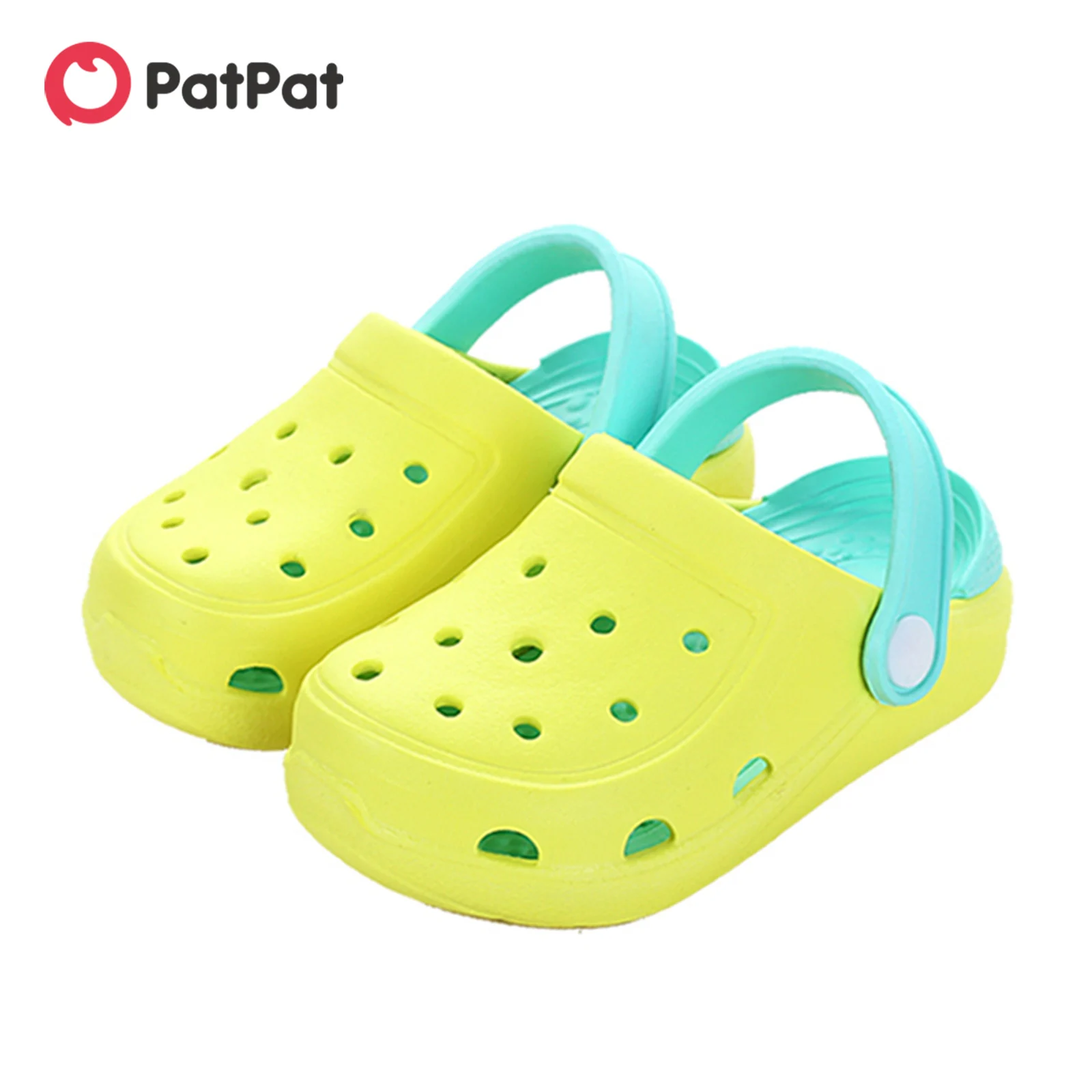 

Детские дышащие однотонные тапочки PatPat