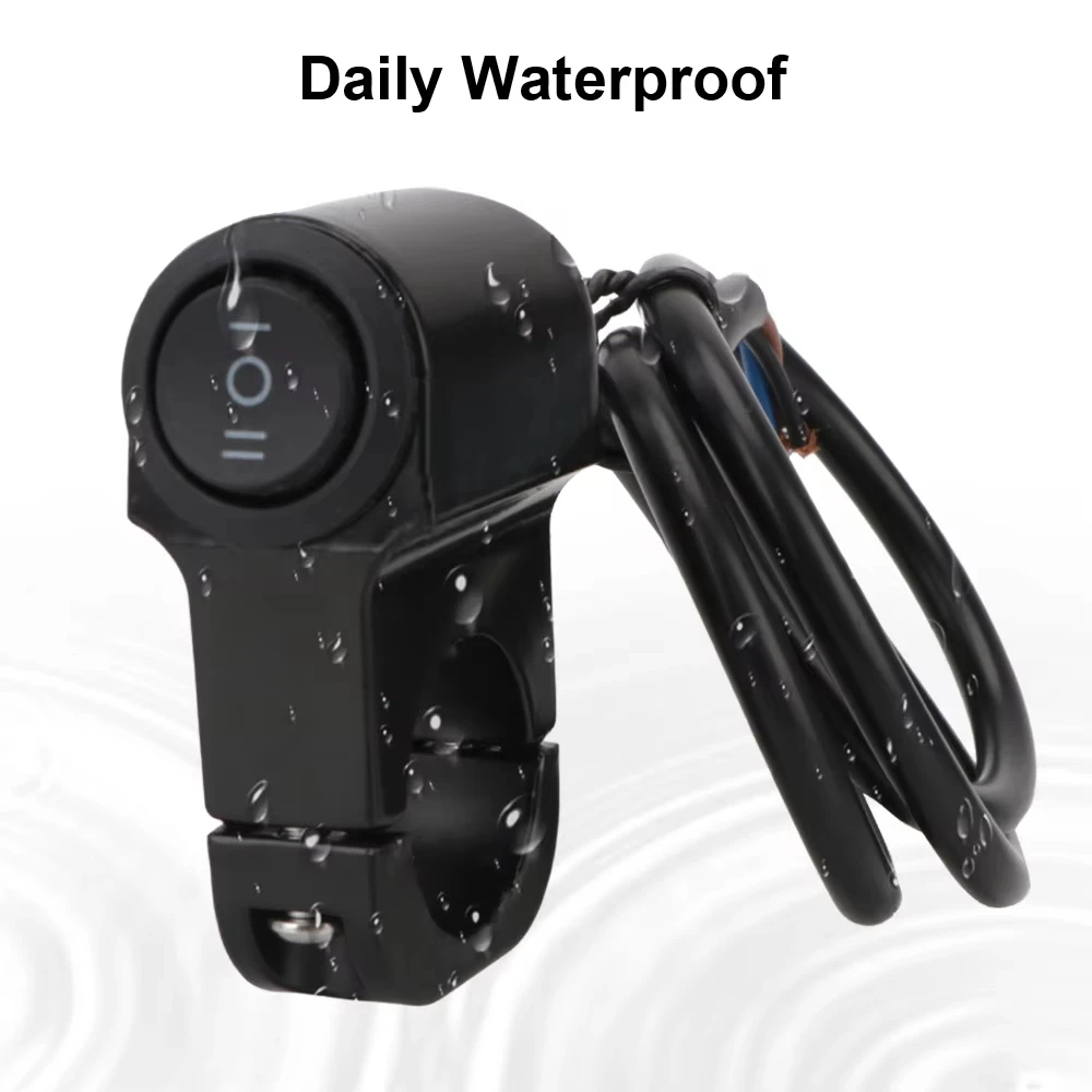 12V Motorcycle Headlight Switch Spotlight Fog Light Button Retro