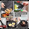 2 in 1 Grip Flip Spatula Clamp Egg Pancake Fish French Toast Omelette Making Non Stick Home Kitchen Cooking Turner Tool 4