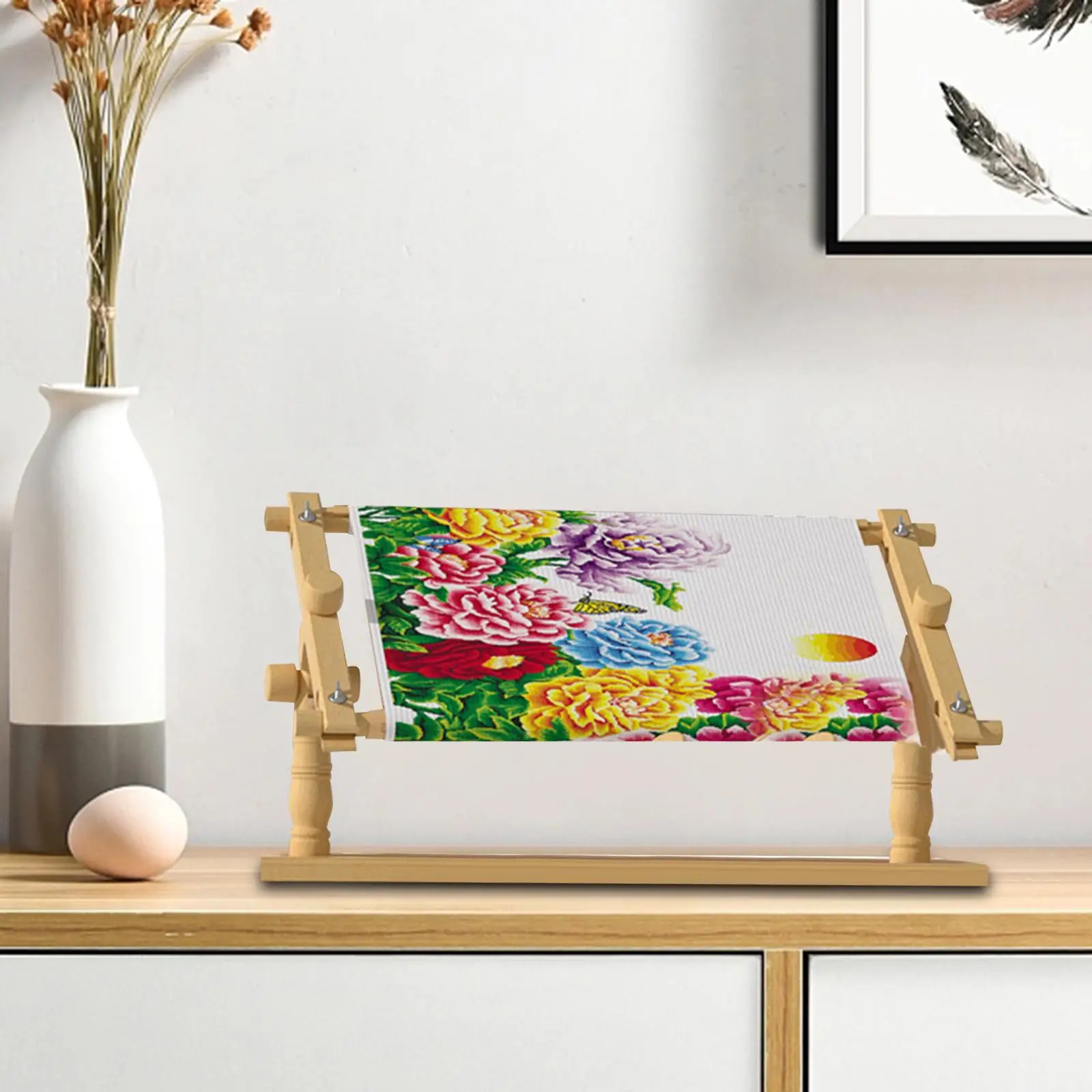 Cross Stitch Frame Stitching Frame Cross Tapestry Scroll Embroidery Frames  - AliExpress
